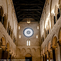 Buy canvas prints of Interior of the main nave of the Cathedral Basilica of San Sabino in Bari. by Joaquin Corbalan