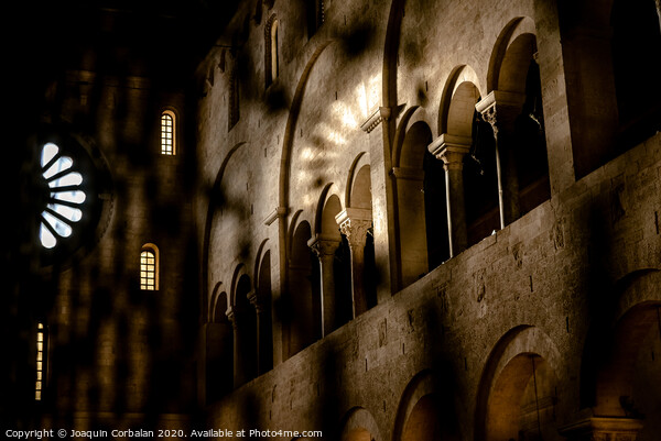 Interior of the minor basilica of San Nicolas de Bari. Picture Board by Joaquin Corbalan