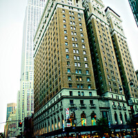 Buy canvas prints of  Bustle in the streets of New York a day of shopping. by Joaquin Corbalan