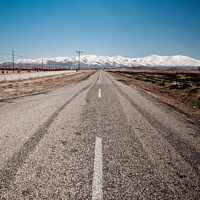 Buy canvas prints of infinit road in Turkish landscapes by Joaquin Corbalan