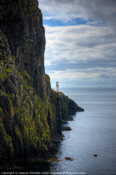 Scottish coast with cliffs Picture Board by Joaquin Corbalan