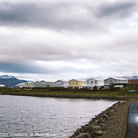 Buy canvas prints of Fishing village on the east coast of Iceland by Joaquin Corbalan