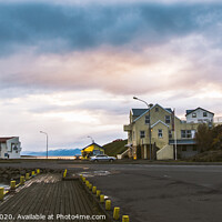 Buy canvas prints of Fishing village on the east coast of Iceland by Joaquin Corbalan