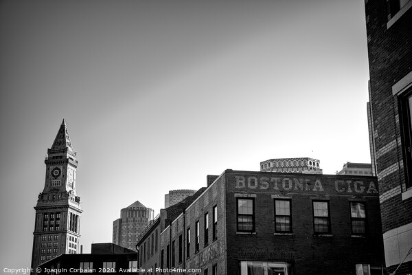  Old buildings in downtown Boston. Picture Board by Joaquin Corbalan
