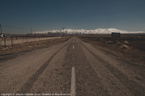 Snowy mountains in the Turkish region of Capaddocia, near Goreme. Picture Board by Joaquin Corbalan
