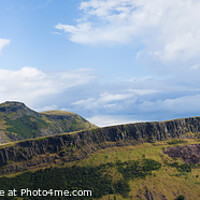 Buy canvas prints of Panoramic of the Arthur's Seat hill near the Scottish city of Edinburgh. by Joaquin Corbalan