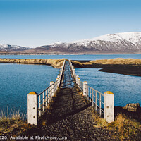 Buy canvas prints of Icelandic lonely road in wild territory with no one in sight by Joaquin Corbalan