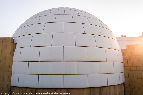 Exterior of the planetarium dome seen from outside, where science is studied. Picture Board by Joaquin Corbalan