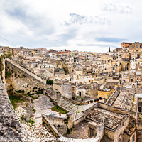 Buy canvas prints of Panoramas of the ancient medieval city of Matera, in Italy. by Joaquin Corbalan