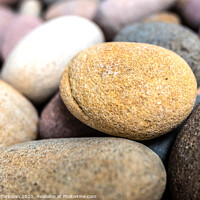 Buy canvas prints of Natural background composed of pebbles and small rocks. by Joaquin Corbalan