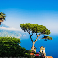 Buy canvas prints of View of the coast of Naples from the top of the cliffs. by Joaquin Corbalan