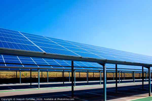 A car park converted into an installation of solar panels to convert into electricity. Picture Board by Joaquin Corbalan