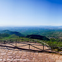 Buy canvas prints of Panoramic view of the Valencia valley, seen from the Sierra Calderona, Spain. by Joaquin Corbalan