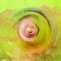 Buy canvas prints of Abstract background with concentric circles flowing from the cen by Joaquin Corbalan