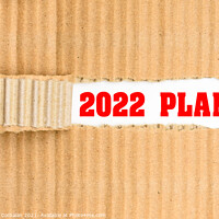 Buy canvas prints of The 2022 plan discovered, a word written on its cover torn from  by Joaquin Corbalan