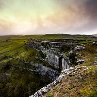 Buy canvas prints of Malham Cove by Darren Welsh