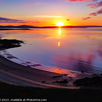Buy canvas prints of Sunset over Orkney  by Myles Campbell