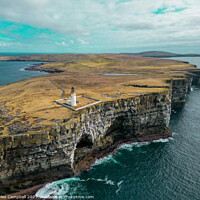 Buy canvas prints of Noup Head, Orkney Islands by Myles Campbell
