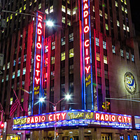 Buy canvas prints of Radio City Music Hall  by Graham Long