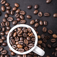 Buy canvas prints of Coffee Beans by Mike C.S.