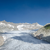 Buy canvas prints of Rhone Glacier  by Mike C.S.
