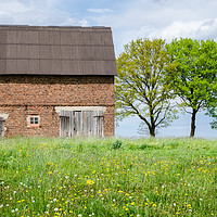 Buy canvas prints of Abandoned Barn In The Countryside  by Mike C.S.