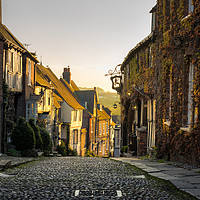 Buy canvas prints of Golden hour at the Mermaid Street  by Lubos Fecenko