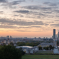 Buy canvas prints of Greenwich park view panorama by Lubos Fecenko