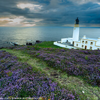 Buy canvas prints of Rua Reidh Melvaig lighthouse by Kevin Sloan