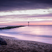 Buy canvas prints of Calm at Sunset by louise stanley