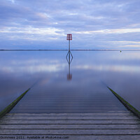 Buy canvas prints of Lytham Jetty Sunset by Katie McGuinness