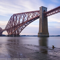 Buy canvas prints of Forth Bridge Sunset by Katie McGuinness