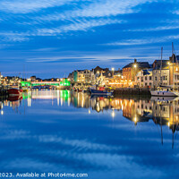 Buy canvas prints of Weymouth Harbour Reflections by Katie McGuinness