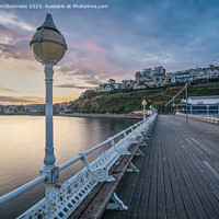 Buy canvas prints of Torquay Princess Pier sunset by Katie McGuinness