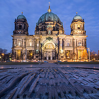 Buy canvas prints of Berlier Dom (Berlin Cathedral) during sunset by Katie McGuinness