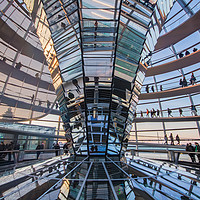 Buy canvas prints of Reichstag dome, Berlin Parliament by Katie McGuinness