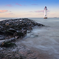 Buy canvas prints of Perch Rock Lighthouse, New Brighton by Katie McGuinness