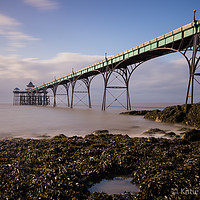 Buy canvas prints of Clevedon Pier by Katie McGuinness