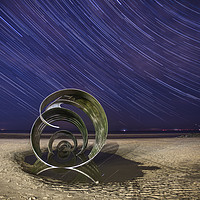 Buy canvas prints of Mary's Shell, clevelys star trails by Katie McGuinness