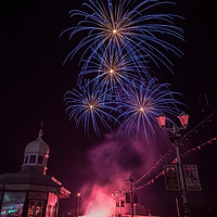 Buy canvas prints of Wold Firework Championships, Blackpool 2019 by Katie McGuinness