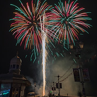 Buy canvas prints of World Firework Championships, Blackpool 2019 by Katie McGuinness