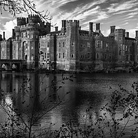 Buy canvas prints of Herstmonceux Castle by Simon Rigby