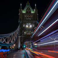 Buy canvas prints of Tower Bridge After Dark by Simon Rigby