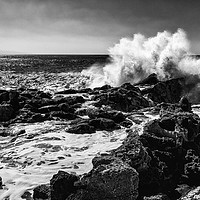 Buy canvas prints of The power of the sea by Simon Rigby
