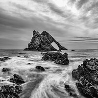 Buy canvas prints of Bow Fiddle Rock by Robbie Spencer