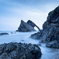 Buy canvas prints of Sunrise at Fiddle Bow Rock by Robbie Spencer