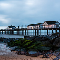 Buy canvas prints of Southwold Pier at sunrise by Robbie Spencer