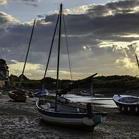 Buy canvas prints of Burnham Overy Staithe at sunset by Robbie Spencer