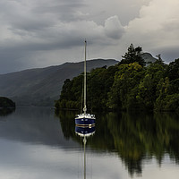 Buy canvas prints of Derwentwater reflections by Robbie Spencer