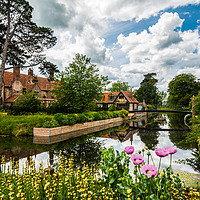 Buy canvas prints of Hindringham hall in Norfolk by Robbie Spencer